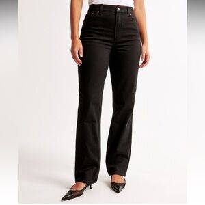 Abercrombie & Fitch 90s Straight Ultra High Rise Curve Love